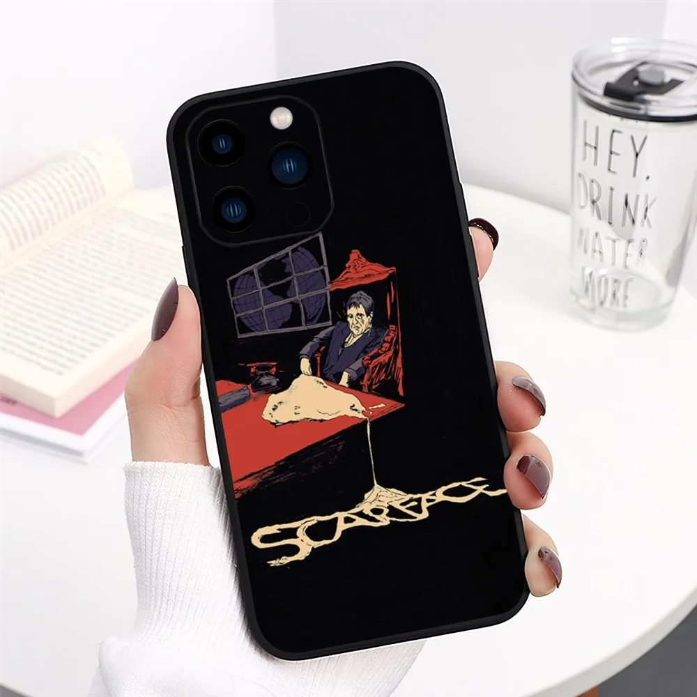 Scarface Movie Al Pacino Phone Case For iPhone 13 14 15 11 12 Mini Pro Max Transparent Shell