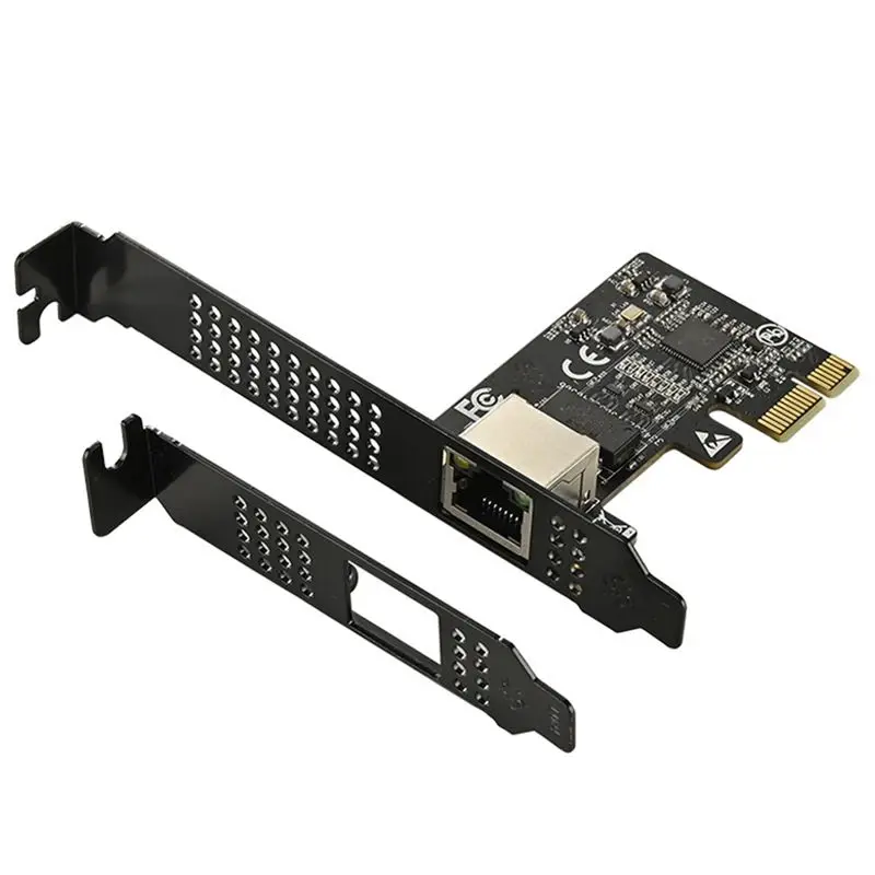 Leading-5GB PCIE Network Card PCI Express X1 To RJ45 Gigabit Ethernet Service Network Card 10/100/1000M/2.5G/5G For PC