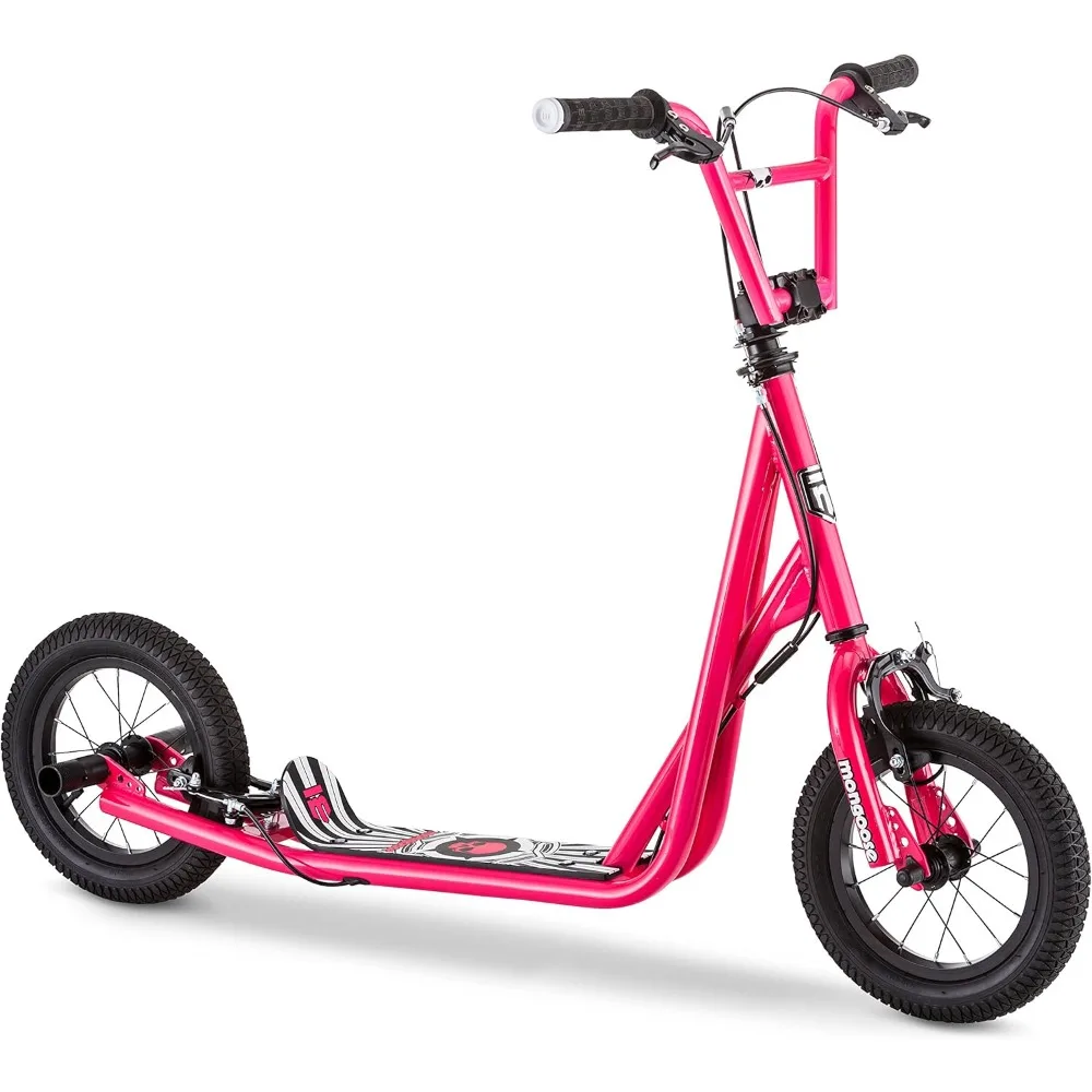 Expo Kick Scooter, BMX-Style Handlebar & Brake Cable Rotor, Wide Foot Deck for Kids Youth Boys Girls Ages 6 and Up,