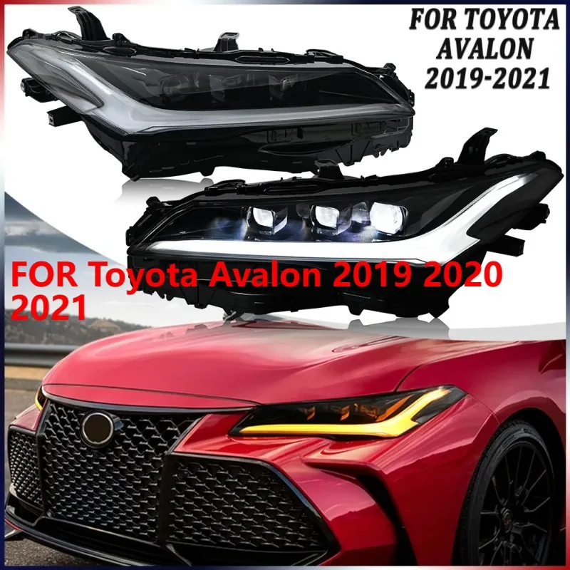 

1 комплект светодиодных фар в сборе для Toyota Avalon 2019-2021, последовательные передние фары DRL