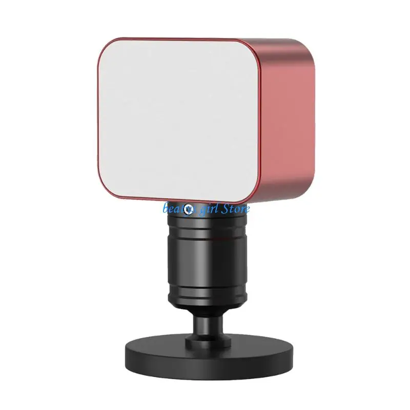 

C7AB Lightweight Aluminum Alloy LED Fill Light With Cold Shoe Mount 1/4inch Hole For Content Creation Streaming Video