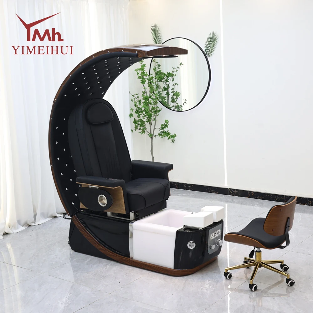 Luxury Modern Professional High Back Foot Spa Manicure Nail Pedicure Chairs Sets for Nail Salons