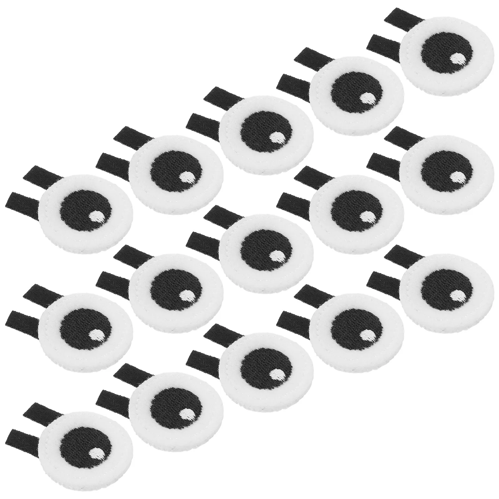 12Pcs Eyes for Crochet Animals High Simulation Cartoon Safety Eyes Replacement for Stuffed Animals 2.8x1.7 Flat Craft Puppet