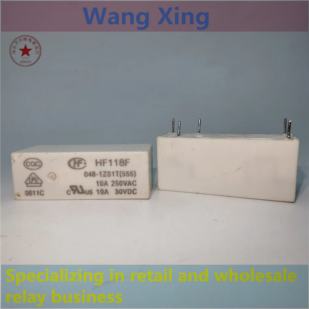 HF118F 024-1ZS1T 048-1ZS1T(136)(555) Electromagnetic Power Relay 5 Pins