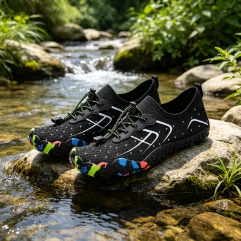 

Cross-Border New Model Barefoot Hiking Shoes Indoor Jump Rope Yoga Shoes Water And Land Two-Way Swim Couple Beach Shoes