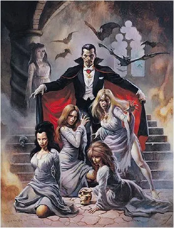 Diy 5D Diamond Painting Full Square Count Dracula Vampire art Cross Stitch Kits Home Decor Diamond Mosaic Brides of Dracula