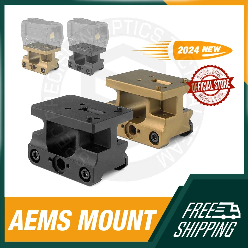 New Tactical Sight Mount AEMS HM3X Mount Combo 2.26in Height Optical Centerline Made of CNC Aluminum 6061-T6 For Holosun AEMS