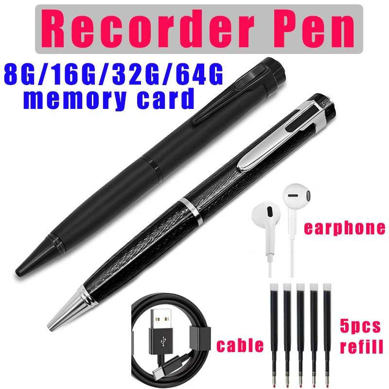

Цифровой диктофон, ручка, профессиональная аудиозапись, активированная U-диск на большие расстояния, карта 8G-128G, WAV, 192 кпб, диктофон