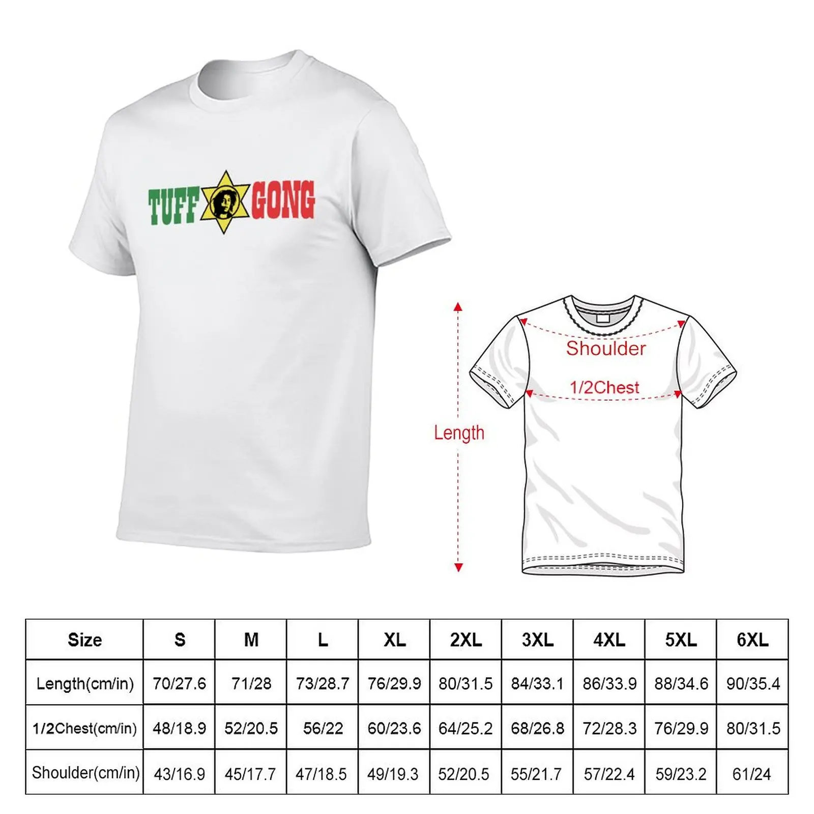 Reggae Roots T-Shirt Casual Soft Cotton Short Sleeve Tee
