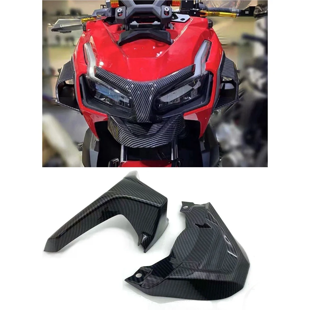 For HONDA ADV150 ADV 150 2019-2022 Motorcycle Front Headlight Fairing Wing Tip Cover Extension Cowl Protector