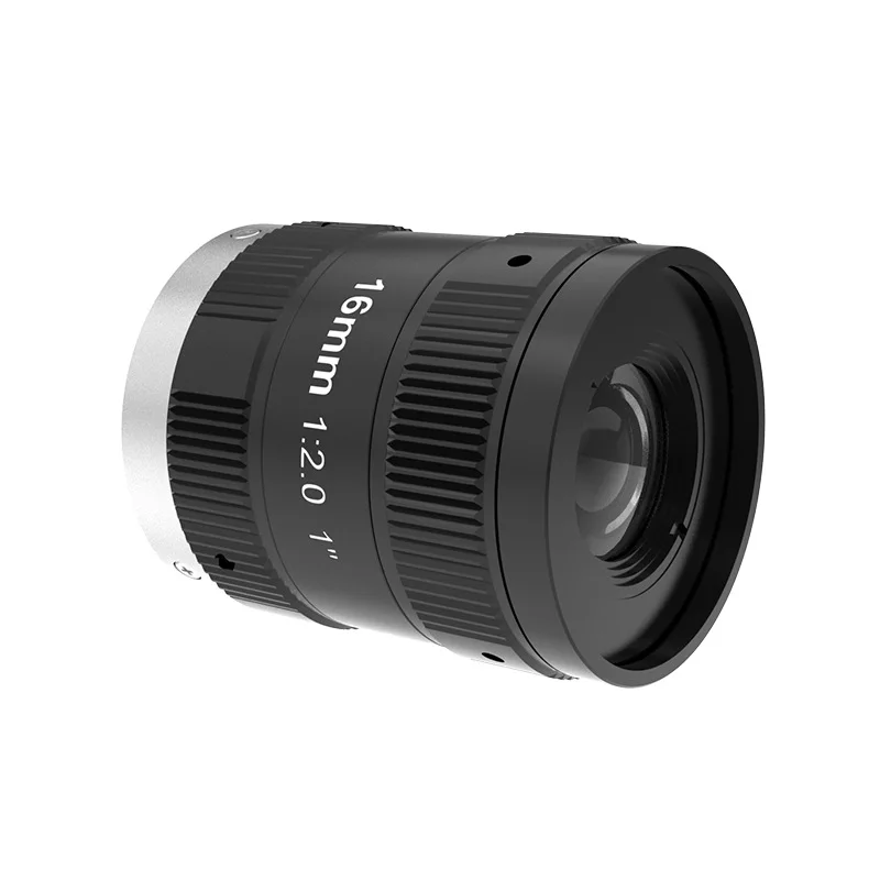 Lente de enfoque Manual FA Industrial de 16mm de longitud focal fija de 10MP 1 ''para detección de inspección de cámara de visión artificial