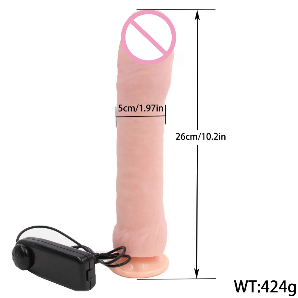 YEMA 10.24 Inch Soft Big Dildo Flexible Penis Huge Female Vibrator Adult 18 Erotic Products Sexy Goods Sex Toys for Women Shop