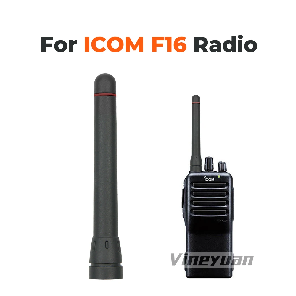 2PCS VHF Antenna 136-174mhz for ICOM IC-F3 F11 F14 F15 F16 F33 F34 F70 IC-F3000 F3010 F3018 F3029 Two Way Radio