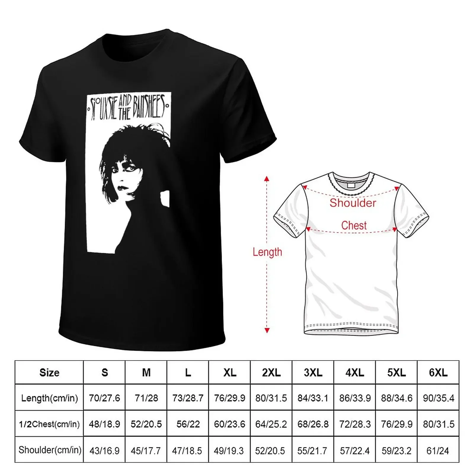 Siouxsie and the Banshees T-Shirt anime customs summer top mens graphic t-shirts hip hop