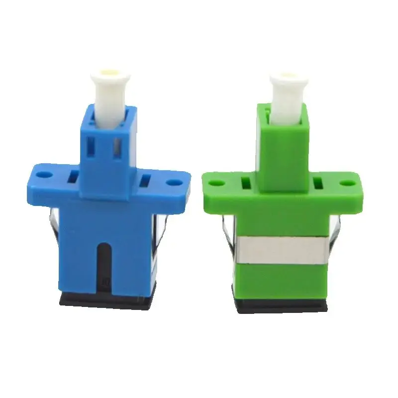 10pcs New Fiber Optic Adapter Connector SC-LC Coupling Flange Plastic Shell Factory Discount Wholesale