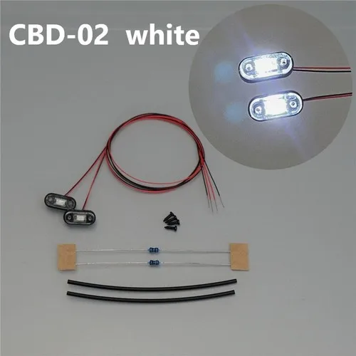 LED Markeringslichten Klaring Lamp voor 1/14 Tamiya RC Dump Truck SCANIA 770S R620 VOLVO Benz Arocs MAN TGX Auto Accessoires