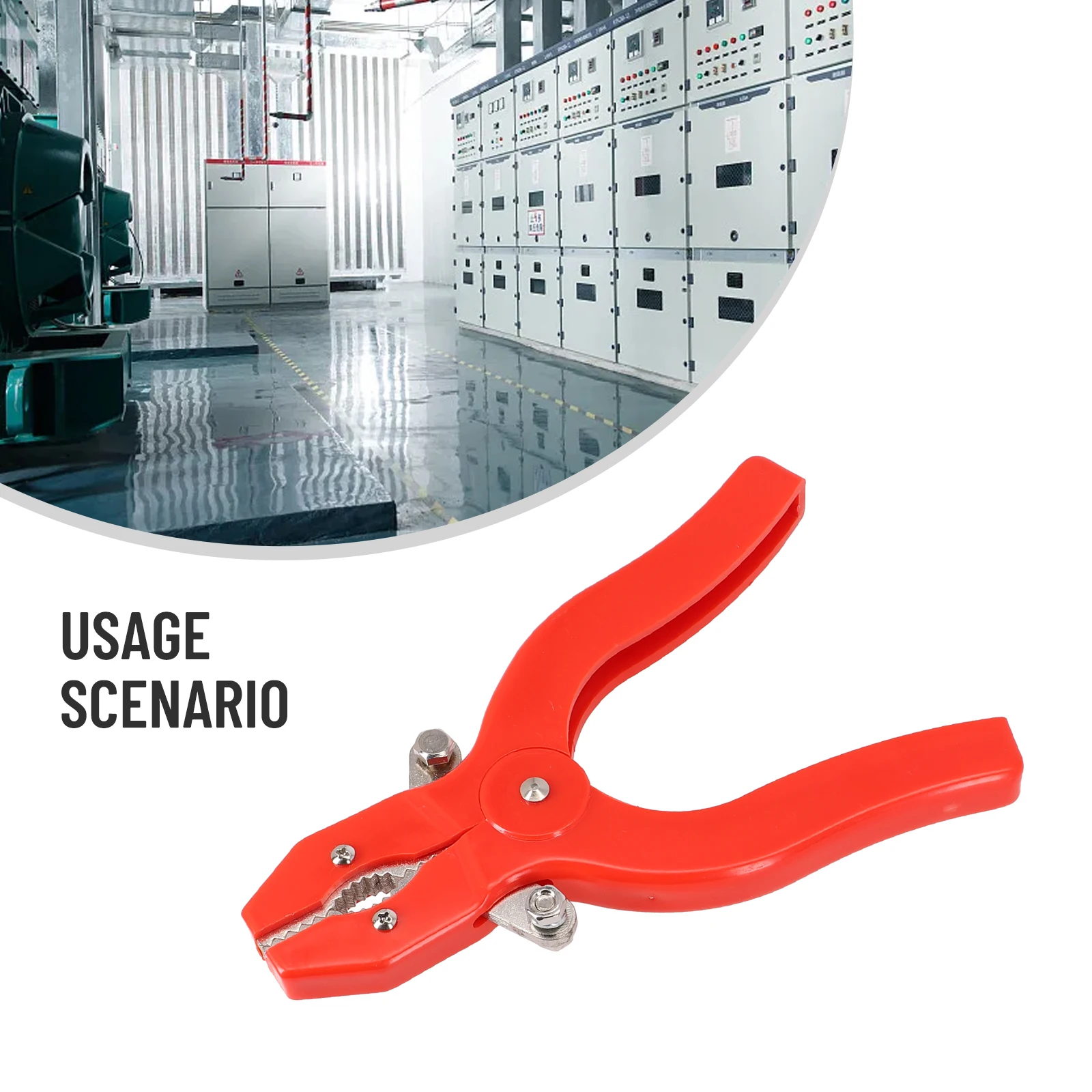 200A Clamp Crocodile Clamp For Electrical Maintenance Wire Test Clamp Withstand Full Ampere Current 24 Pieces Of Teeth