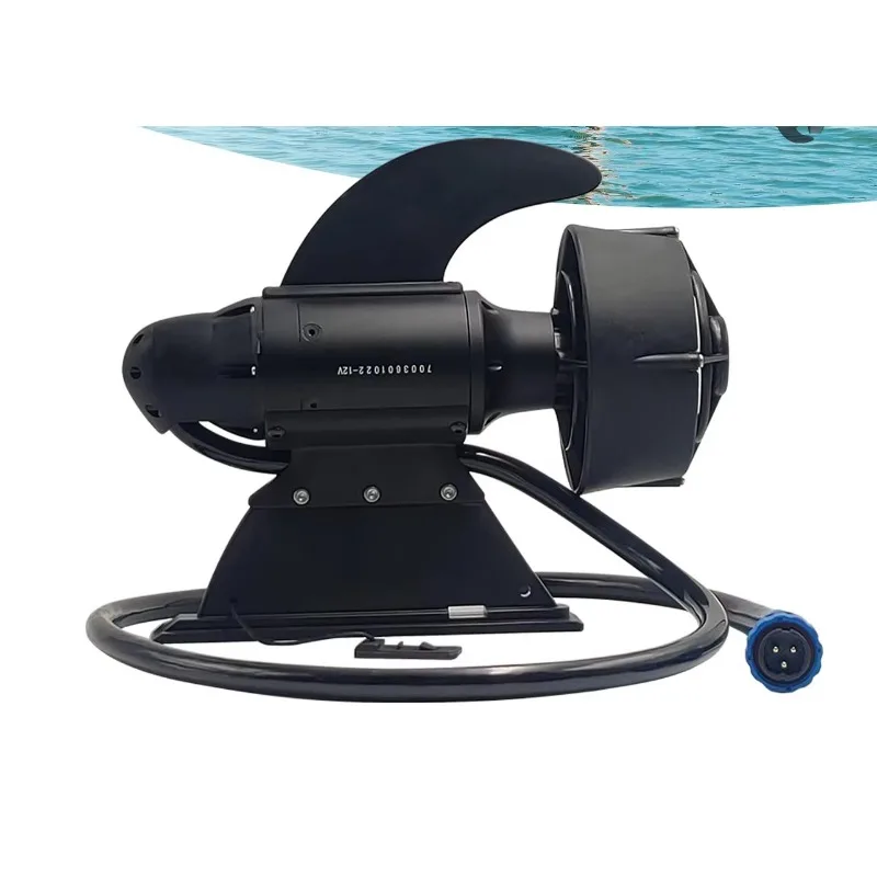 Motor, propulsores subacuáticos para tablas de remo y kayaks, aletas eléctricas para pesca de botes de vientre, 28 libras 600 vatios