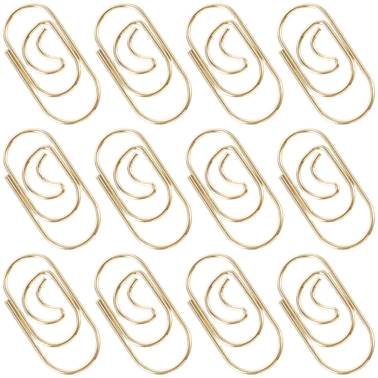 100Pcs Paper Clips Chic Design Adorable Small Paperclips for Filing Documents Letters Projects Office Organization