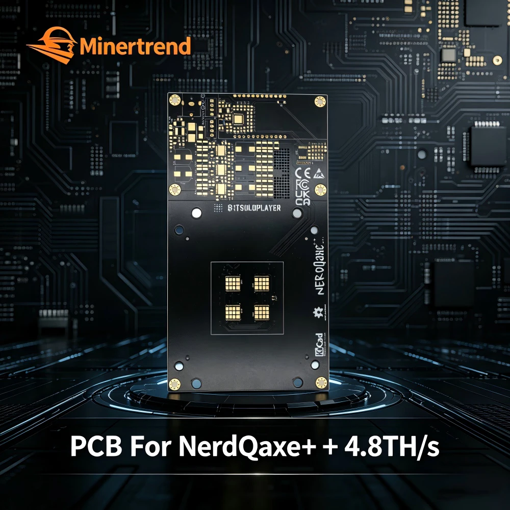 

PCB Board for Bitaxe NerdQaxe+ + 4.8TH/s Miner Hardware DIY Miner Bitcoin Solo Lottery Miner Accessorie
