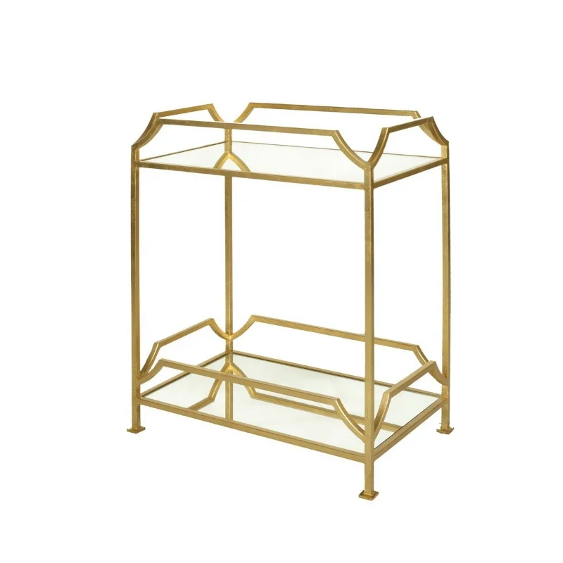 

American light luxury personalized wrought iron cof fee ta ble/so ft decoration des ign/h otel/v illa/model room