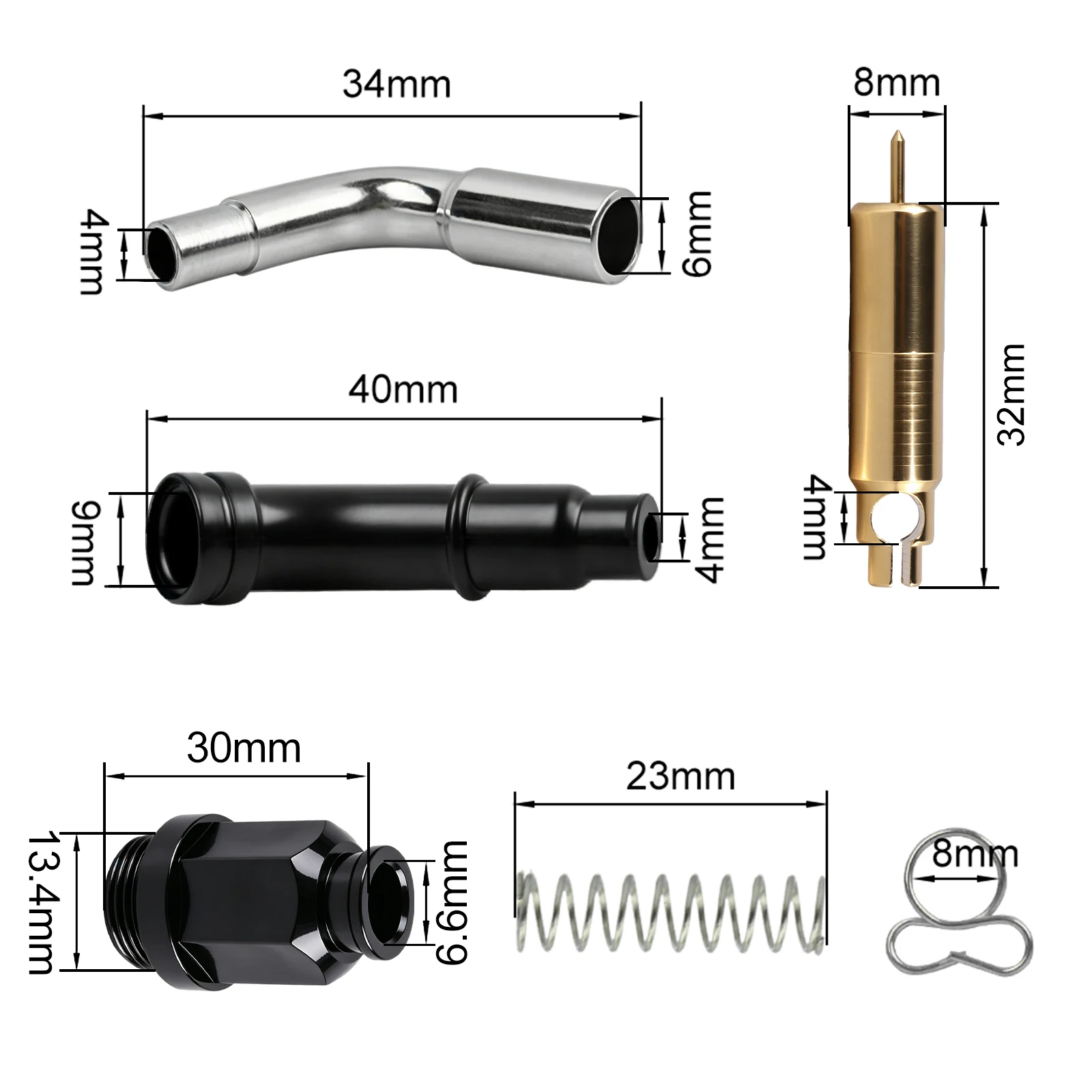 Carburetor Throttle Choke Starter Valve Kit for Honda TRX300 TRX350 TRX400 TRX450 ATV 16046-HM5-671 16046-HM5-730