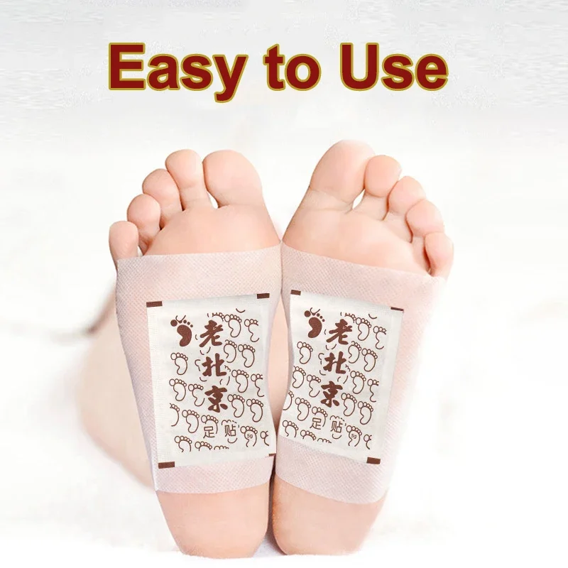 10/20/30/50/100pc Natural Bamboo Vinegar Detox Foot Patch Detoxification Body Toxins Cleansing Slimming Stress Relief Foot Pads