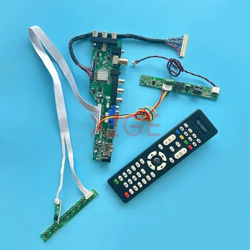 Controller Board Fit HSD190MEN6-A00 M170ETN01.1 DIY Kit DVB Digital Signal USB+DHMI+VGA+AV 19