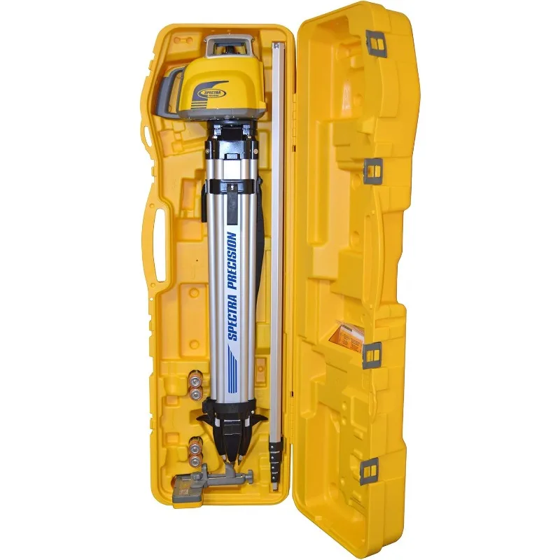 

LL300N-1 Laser Level, Self Leveling Kit with HL450 Receiver, Clamp, 15' Grade Rod / 10ths and Tripod , Yellow