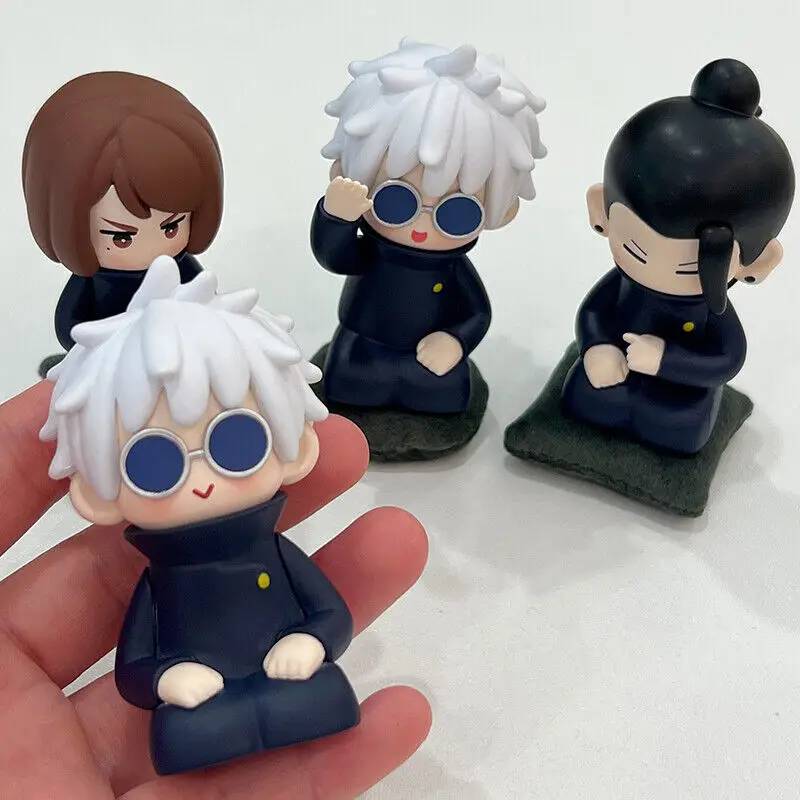 

Jujutsu Kaisen Satoru Gojo Geto Suguru Ieiri Shoko Q Edition Anime PVC Doll Plaything Garage Kits Cartoon Cospaly Gift