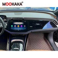 For Mercedes-Benz E-Class W214 2024 Android 13 Car Radio Multimedia Carplay Auto Stereo Audio Video Player Entertainment Screen
