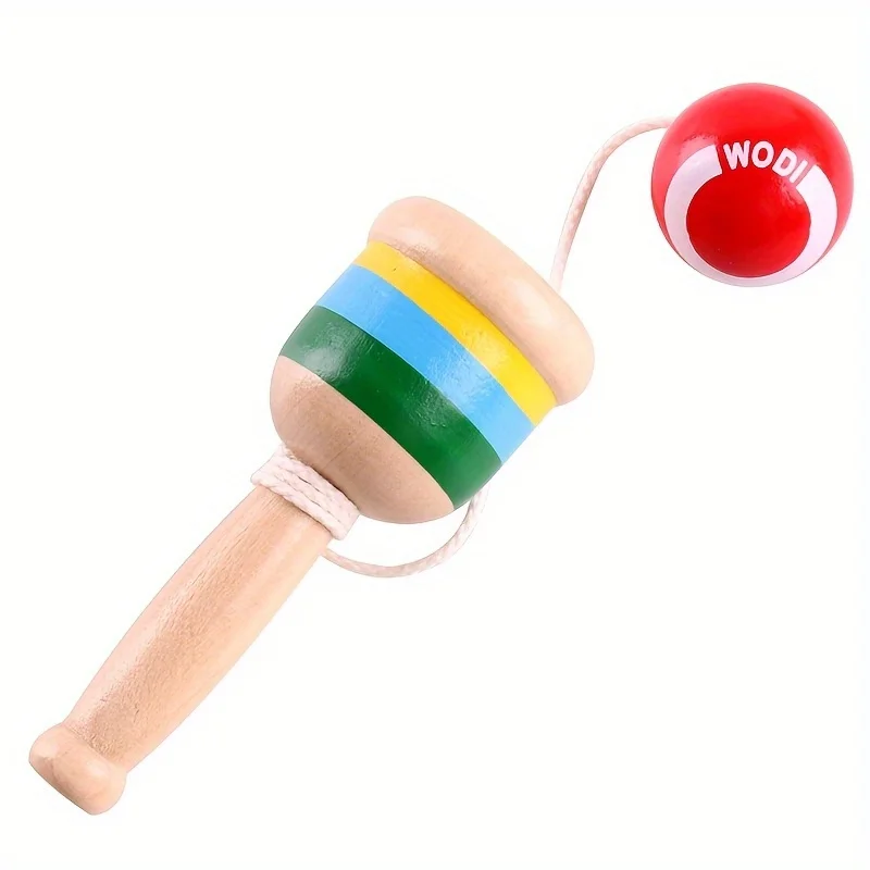 

1 Mini Skill Cup Kendama, for throwing and catching, develops hand-eye coordination, personal training equipment. Ideal gift for
