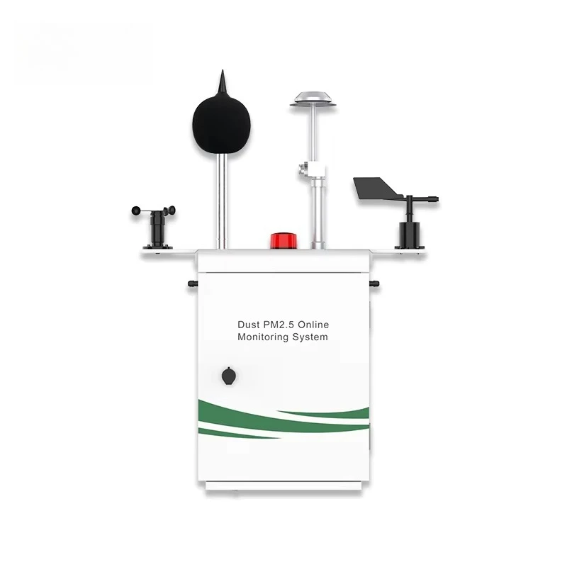 OEM NO2 SO2 NO PM2.5/PM10/TSP Digital Air Quality Monitor System ES80A-A6 Industrial Use Farmland Monitoring IP54 4G