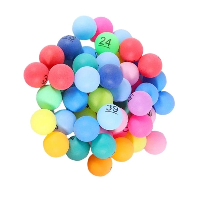 

Balls Printed with Number Digital Table Tennis Bar Game Props Pingpong Balls