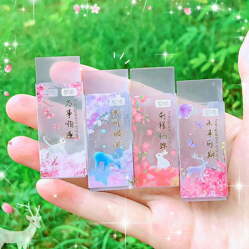 kawaii Stationery supplies cute things Stationery store Office supplies School transparen eraser rubber cute stuff