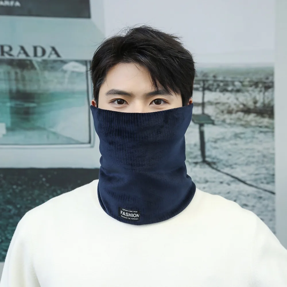 

Новые утолщенные теплые шарфы, плюшевые коралловые бархатные гетры, однотонный морозостойкий воротник, спорт на открытом воздухе