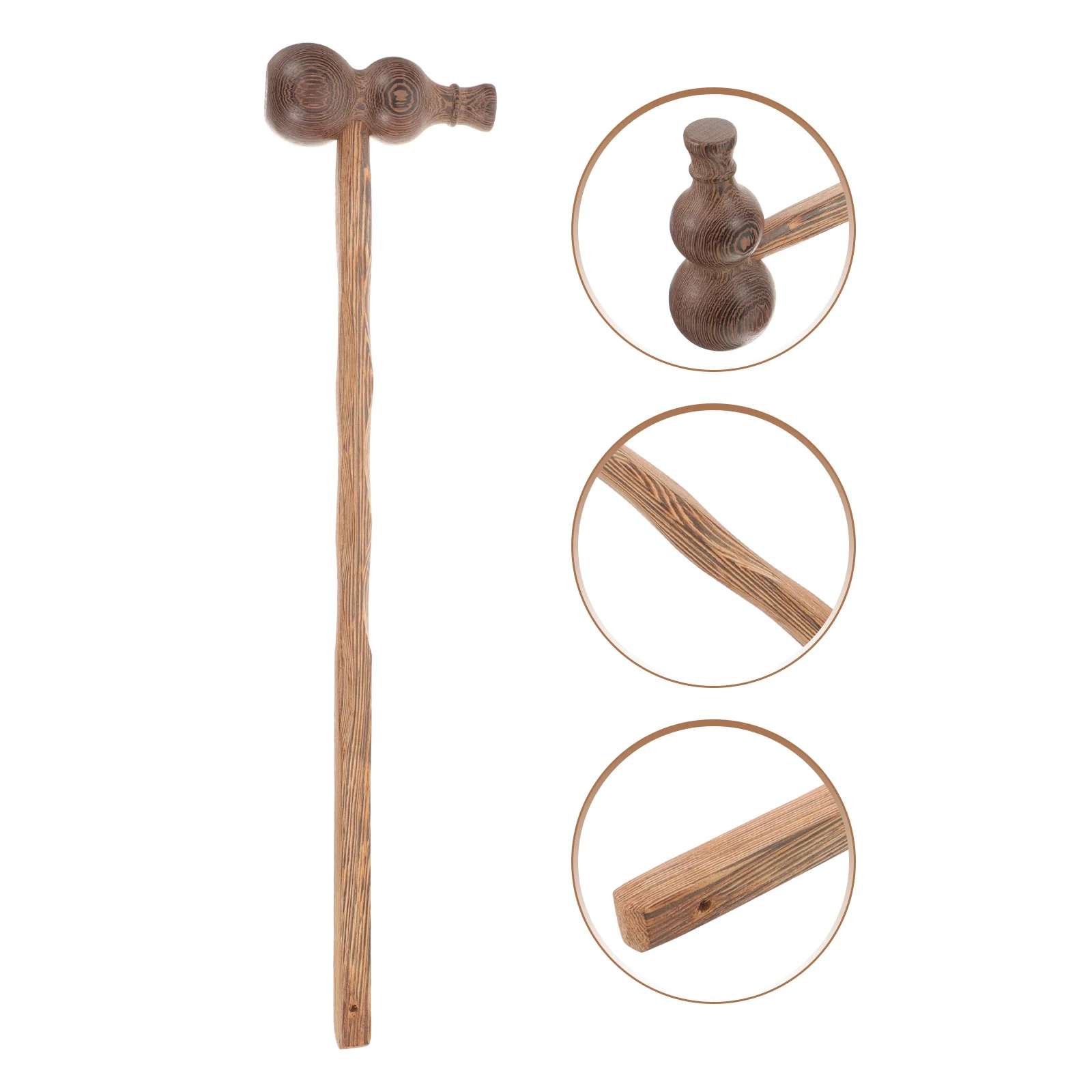 

Body Acupoint Massaging Stick Chicken Wing Wood Durable Back Massager Long Handle Muscle Relaxation Fatigue Relief Massage