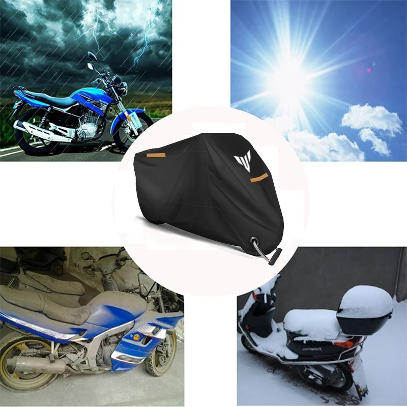 For YAMAHA MT01 MT09 MT07 MT10 MT03 MT 09 07 03 10 Motorcycle Cover Outdoor Waterproof Uv Protector Dustproof Rain Covers