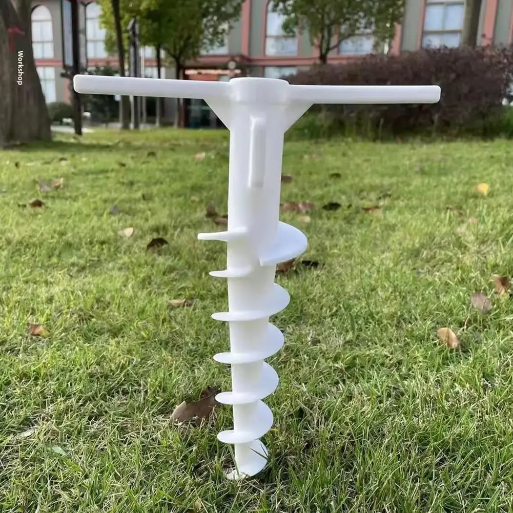 Beach Umbrella Sand Anchor Heavy Duty Windproof Canopy Pole Holder Outdoor Sunshade Stand For Beach Camping Lawn Backyard