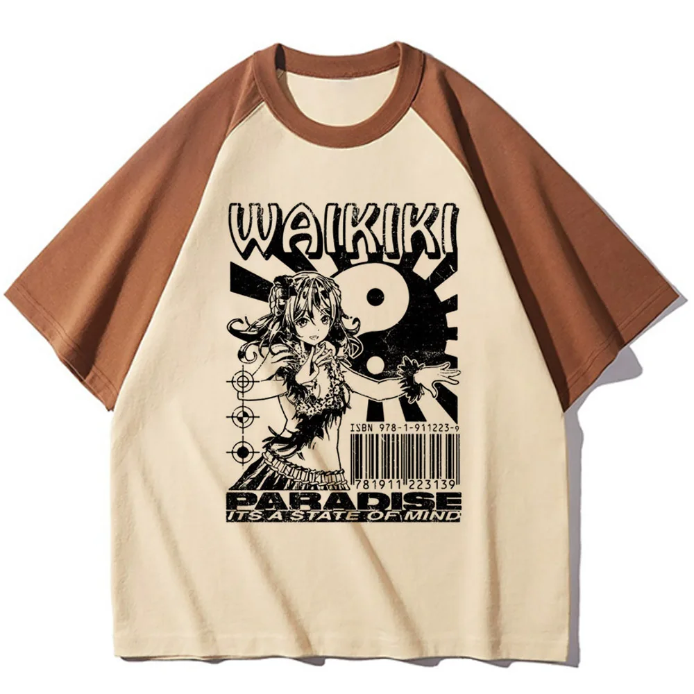 Y2k Cyber Manga Funny t shirt women harajuku tshirt female comic y2k streetwear clothing