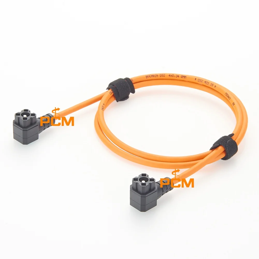 Hirschmann G Series G4KW1F Cable 4 Pin Right Angle Industrial Connector Power Cable for Sensor Actuator & Control Systems