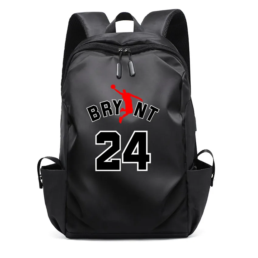 

Men Backpack Male Fashion Backpack Laptop Waterproof Travel Bags BRY NT Letter 24 Number Pattern Printed Boy Girl Rucksack