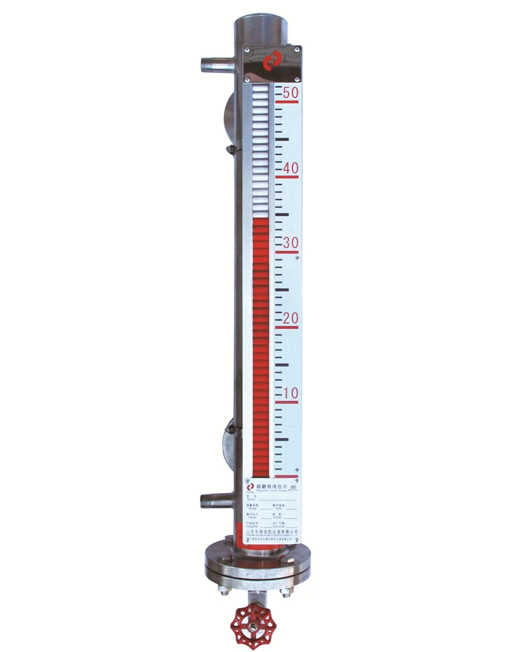 Commercial Magnetic Level Gauge Stainless Steel 4~20mA Hydraulic Oil Fuel Tank Level Transmitter