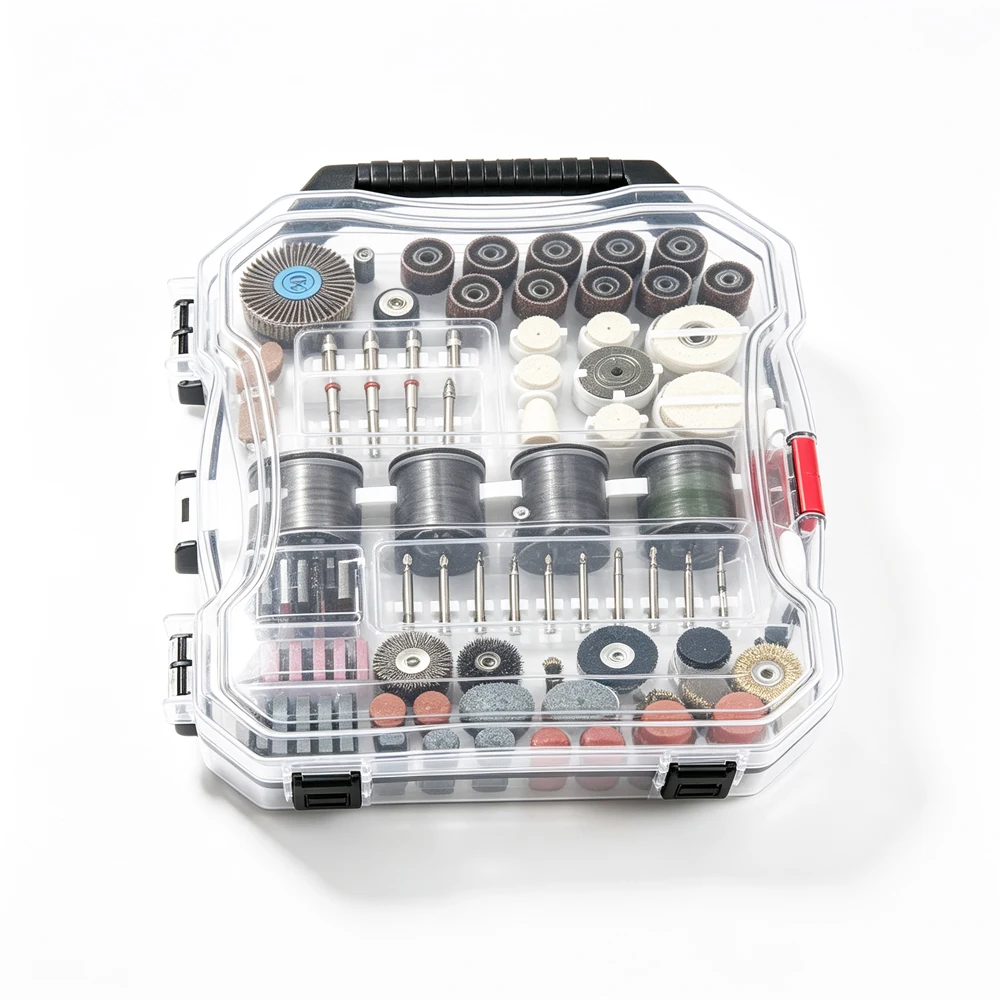 208 Piece Rotary Tool Accessory Kit, Universal Multi-Purpose Power Rotary Tool Bits Set for Crafting, Cutting, Polishing, DIY
