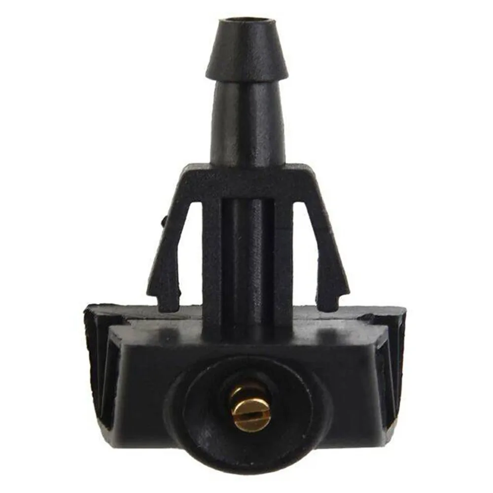 2pcs Windshield Washer Wiper Spray Nozzle Sprayer Jet 28932-9U000 Fit For Nissan Note 2006-2013 Black Car Windshield Washer