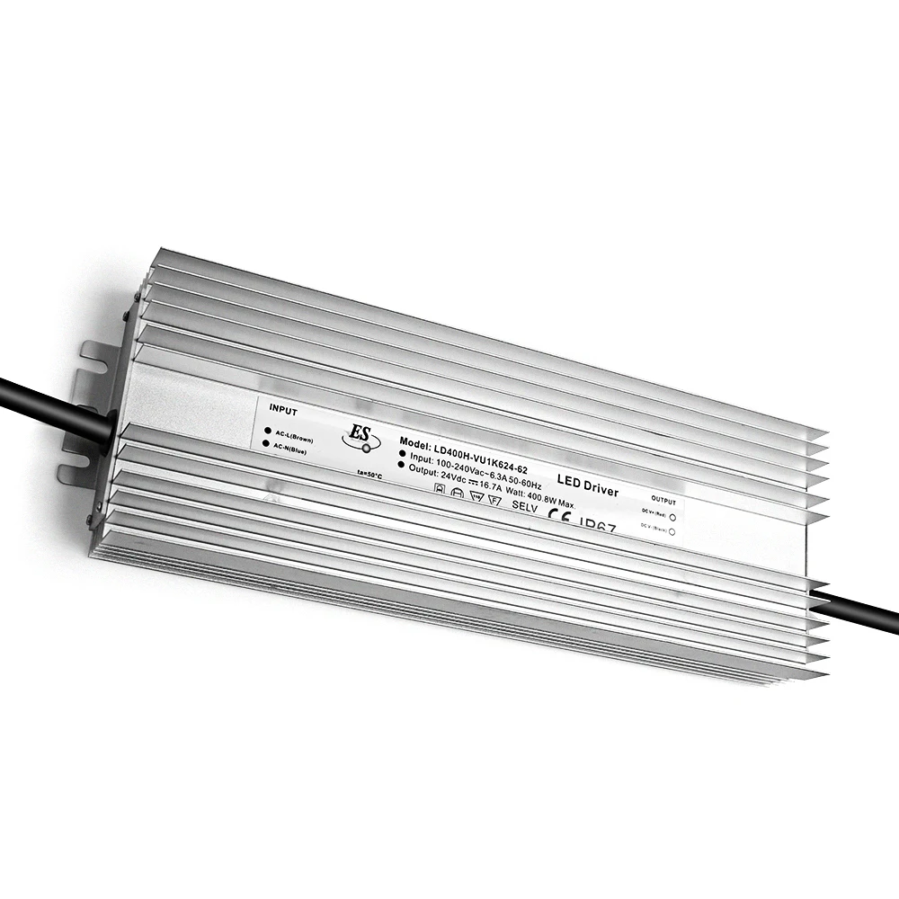 100-240VAC 400W 48V Input DC Output Constant Voltage Waterproof IP67 LED Driver