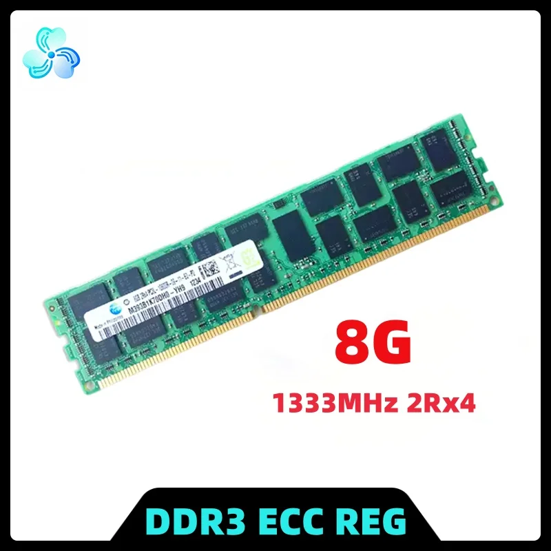 

Оперативная память для сервера 8 ГБ DDR3 1333 МГц ECC REG 2Rx4 PC3-10600R 1.5V Registered RDIMM RAM для материнских плат X58 X79