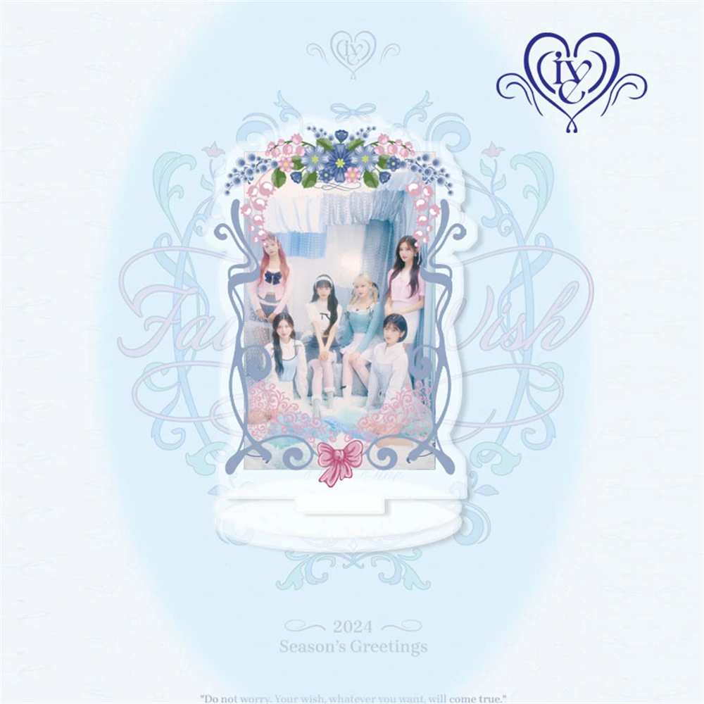 10CM KPOP IVE A Fairy's Wish Acrylic Stand Figure Yujin Gaeul Wonyoung LIZ Rei Leeseo Standing Model Desktop Ornament Fans Gift