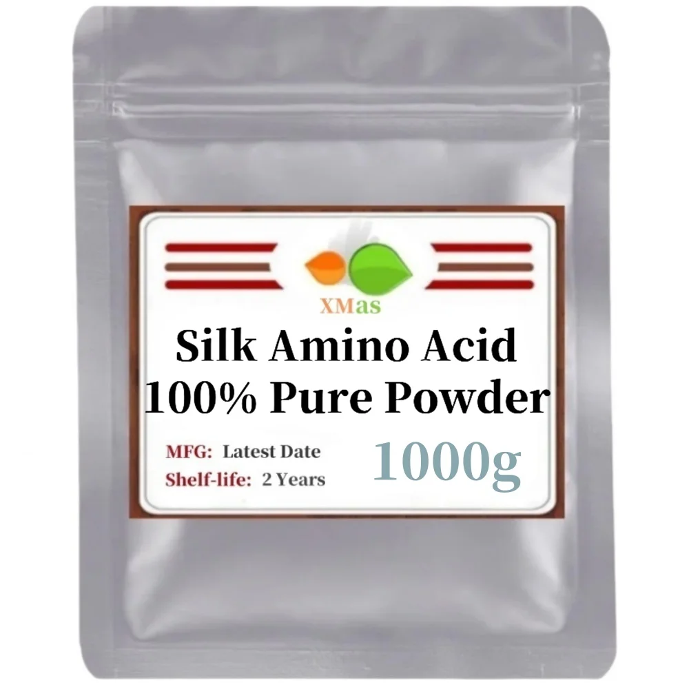 Quality Silk Amino Acid Fibroin,silk Peptide,hydrolyzates Silk Protein ,silk Protein,50g-1000g