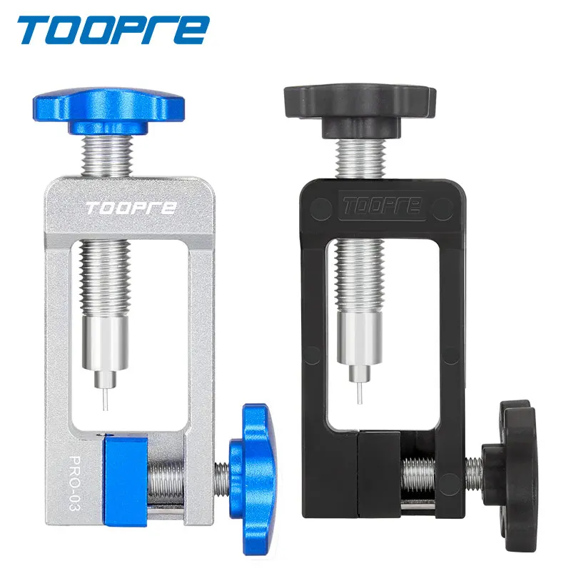 Toopre ferramenta de inserção de pino de óleo de bicicleta, cortador de mangueira, braçadeira de cabo, conector de azeitona, ferramenta de pino de óleo de freio a disco hidráulico